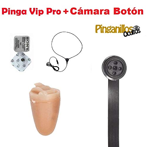 Pinga VIP Pro + Cámara Botón Espía WiFi (Carne)