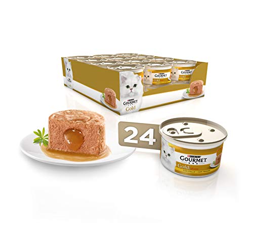 Purina Gourmet Gold Fondant comida para gatos con Pollo 24 x 85 g Purina Gourmet Gold Fondant comida para gatos con Pollo 24 x 85 g