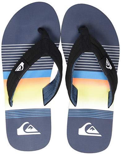 Quiksilver Molokai Layback, Zapatos de Playa y Piscina para Hombre, Azul (Black/Blue/Black Xkbk), 43 EU