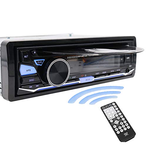 Radio para el coche de Hengweili, DIN, 12 V, reproductor de CD DVD /Bluetooth / Radio MP3 / USB / SD / AUX / FM