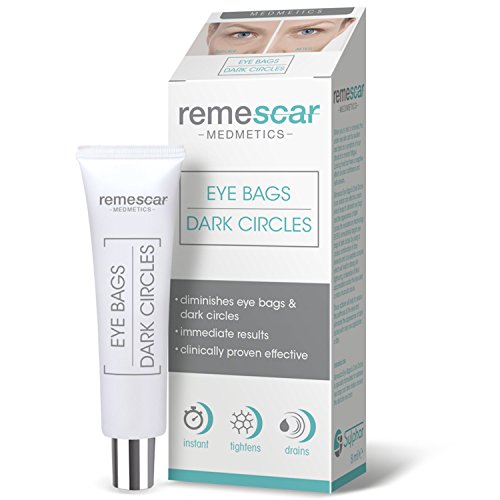 Remescar - Remescar Bolsas y ojeras - Crema para las bolsas de los ojos - Corrector de ojeras - Elimina las bolsas - Tratamiento para las bolsas de los ojos al instante para hombre y mujer