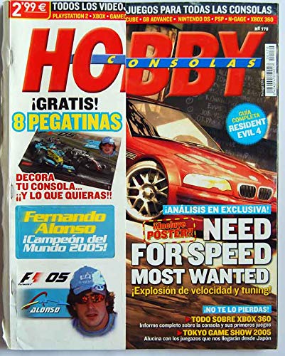 Revista Hobby Consolas Nº 170. Need for Speed Most Wanted Revista Hobby Consolas Nº 170. Need for Speed Most Wanted