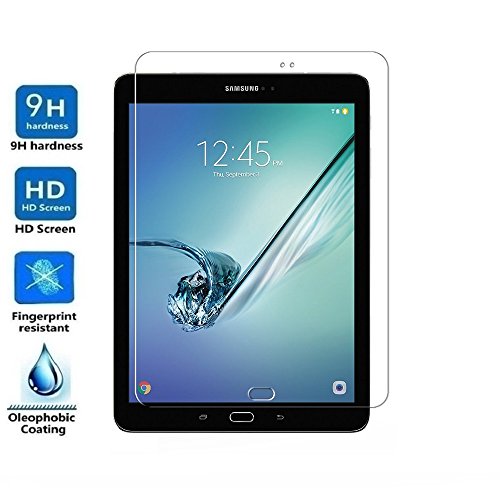 REY Protector de Pantalla para Samsung Galaxy Tab S3 9.7" WiFi, Cristal Vidrio Templado Premium