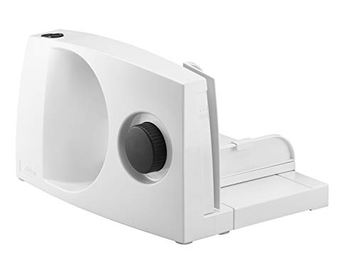 Ritter Markant 01 - Cortafiambres eléctrico con motor ecológico, plegable, compacto, ajuste corte, cuchilla dentada, carro extraíble, hecho en Alemania Ritter Markant 01 - Cortafiambres eléctrico con motor ecológico, plegable, compacto, ajuste corte, cuchilla dentada, carro extraíble, hecho en Alemania