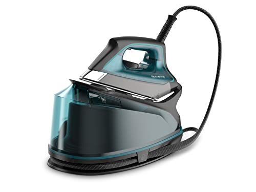 Rowenta Compact Steam Pro - Centro de planchado, 6.3 bares de presión, golpe de vapor de 325 g/minuto, suela antiarañazos deslizante, sistema eco Rowenta Compact Steam Pro - Centro de planchado, 6.3 bares de presión, golpe de vapor de 325 g/minuto, suela antiarañazos deslizante, sistema eco