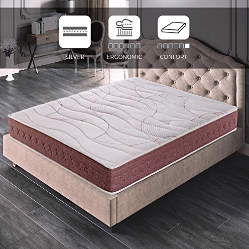 ROYAL SLEEP Colchón viscoelástico 135x190 firmeza Media, Alta Gama, Confort y adaptabilidad Total, Altura 24cm - Colchones Dormant Premium ROYAL SLEEP Colchón viscoelástico 135x190 firmeza Media, Alta Gama, Confort y adaptabilidad Total, Altura 24cm - Colchones Dormant Premium