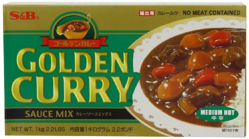 S and B Medium Hot Golden Curry 1 Kg