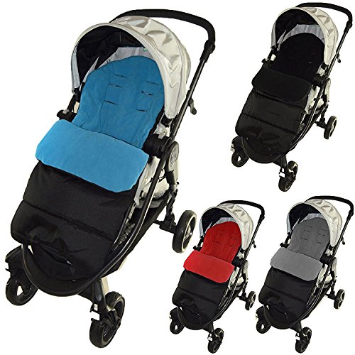 Saco cubrepiés de Cosy Toes compatible con carrito Hauck océano azul