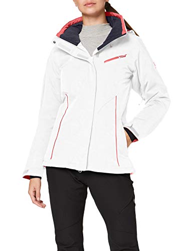 SALOMON Fantasy Jkt W Chaquetón con Capucha para esquí, Mezcla de sintéticos, Mujer, Gris Claro (Lunar Rock), L