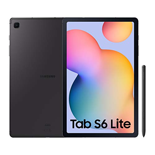Samsung Galaxy Tab S6 Lite - Tablet de 10.4” (WiFi, Procesador Exynos 9611, 4 GB RAM, 64 GB Almacenamiento, Android 10), Color Gris [Versión española]
