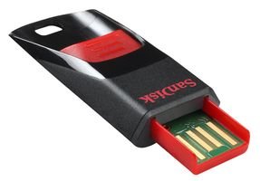 SanDisk SDCZ51-008G-B35 8GB Cruzer Edge USB 2.0 Flash Drive Red/Black