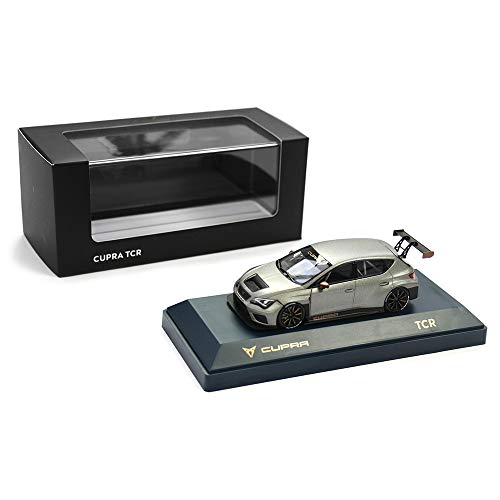 Seat 6H1099300IBF Cupra TCR - Coche teledirigido (Escala 1:43), Color Gris Seat 6H1099300IBF Cupra TCR - Coche teledirigido (Escala 1:43), Color Gris