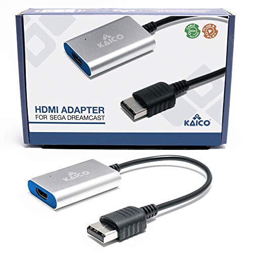 Sega Dreamcast HDMI Converter - Simple Plug and Play HDMI Converter For Sega Dreamcast - Por Kaico - Sega Dreamcast cable VGA a Dreamcast HDMI - El mejor cable AV Sega Dreamcast