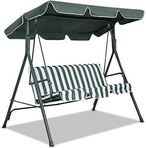 SFGHOUSE - Cubierta para columpio de jardín de 3 y 2 plazas, cubierta superior de repuesto para silla de columpio, cubierta superior para patio al aire libre SFGHOUSE - Cubierta para columpio de jardín de 3 y 2 plazas, cubierta superior de repuesto para silla de columpio, cubierta superior para patio al aire libre