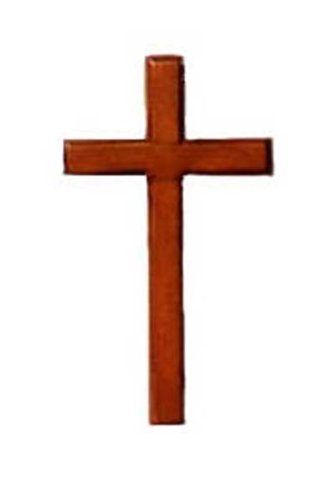 Shalom - Cristiana de Madera Marrón 10Cm Cruz Colgante O La Celebración de Crucifijo Caoba