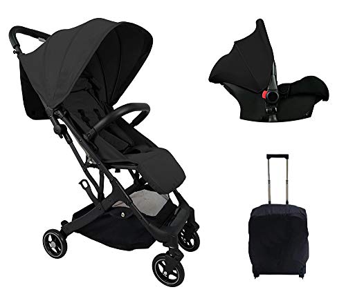 Silla de Paseo + Grupo 0 Star Ibaby Duo Plus. Color Negro.