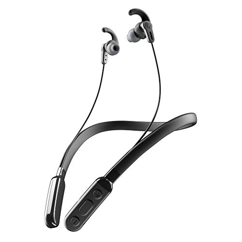 Skullcandy Ink'd+ Active Auriculares inalámbricos con Micrófono, geles Secure FitFin, Resistente al Agua y al Sudor IPX4, Batería de 15 Horas con Carga rápida - Negro/Gris Skullcandy Ink'd+ Active Auriculares inalámbricos con Micrófono, geles Secure FitFin, Resistente al Agua y al Sudor IPX4, Batería de 15 Horas con Carga rápida - Negro/Gris