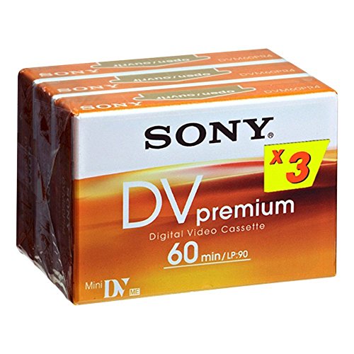 Sony Mini DV Premium 3 PK - Cinta de Video