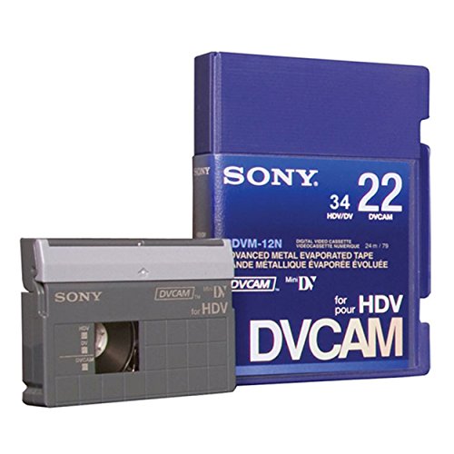 Sony PDVM-22N - Cinta en Blanco DE 22 Minutos DVCAM (Casete Pequeño)