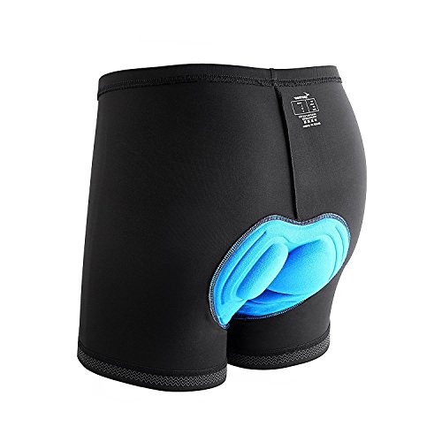 Sportneer Men's 3D Padded Bicycle Cycling Underwear Shorts,M