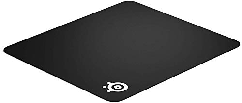 SteelSeries QcK+ - Alfombrilla de ratón de juego, 450mm x 400mm, tela, base de caucho, compatible con ratón láser y óptico, negro SteelSeries QcK+ - Alfombrilla de ratón de juego, 450mm x 400mm, tela, base de caucho, compatible con ratón láser y óptico, negro