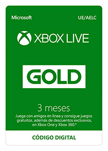 Suscripción Xbox Live Gold - 3 Meses | Xbox Live - Código de descarga Suscripción Xbox Live Gold - 3 Meses | Xbox Live - Código de descarga