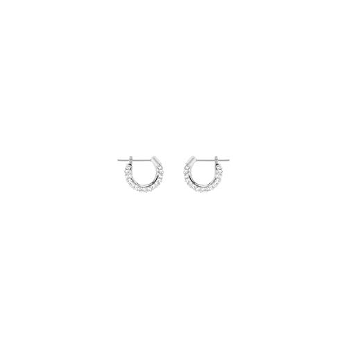 Swarovski Pendientes Stone, Blanco, Baño de Rodio Swarovski Pendientes Stone, Blanco, Baño de Rodio