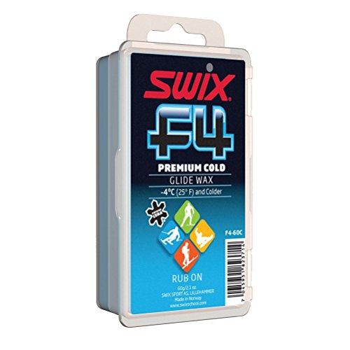 Swix F4 Glide Wax Cold 60 g W/Cork