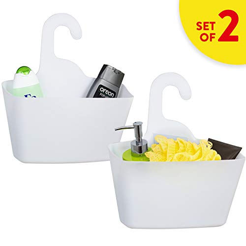 Tatkraft Posh Colgador de Ducha, Portaobjetos de Baño, Cesto Organizador para Grifo, 2 Niveles, Blanco, 31 x 28 x 12 cm Tatkraft Posh Colgador de Ducha, Portaobjetos de Baño, Cesto Organizador para Grifo, 2 Niveles, Blanco, 31 x 28 x 12 cm