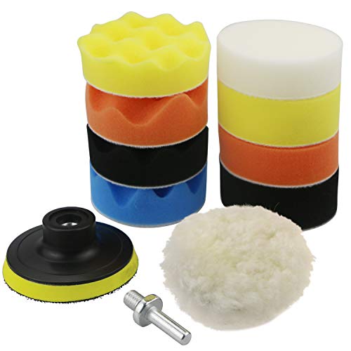 TedGem Esponja Pulir para Coche, Esponja pulir Coche, Adaptador Accesorio Taladro Pulidora Pulido Lana Kit Encerado para el Coche Encerado Lijado (3 Pulgadas) TedGem Esponja Pulir para Coche, Esponja pulir Coche, Adaptador Accesorio Taladro Pulidora Pulido Lana Kit Encerado para el Coche Encerado Lijado (3 Pulgadas)