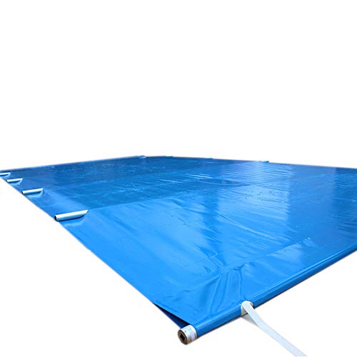 Telepiscinas – CoberRoll Cobertor, Cubierta. Enrollable para Piscinas. Utilizable en Invierno y Verano. Enrollador Manual mecanizado Incluido. Medidas: (5,50 x 10,50 m -para Piscinas de 5,0 x 10,0 m)
