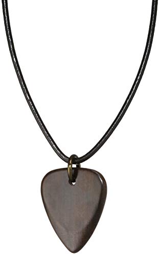 Timber Tones - Collar de piel con púa (61 cm, madera de ébano)