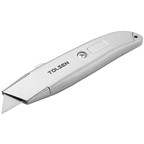 Tolsen PN18051518200171183 Cutter con cuchilla de herramientas, 61 x 19 mm