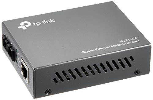 TP-Link MC210CS - Convertidor e Medios para Fibra óptica, Gris