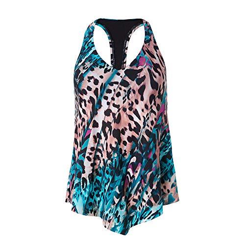 Traje De Baño Tankini Con Dobladillo En La Parte Posterior Del Pañuelo En T, Conjunto De Tankini Sin Mangas Para Mujer, Top Con Estampado Étnico Retro Y Bikini Parte Inferior Triangular,Verde,L Traje De Baño Tankini Con Dobladillo En La Parte Posterior Del Pañuelo En T, Conjunto De Tankini Sin Mangas Para Mujer, Top Con Estampado Étnico Retro Y Bikini Parte Inferior Triangular,Verde,L
