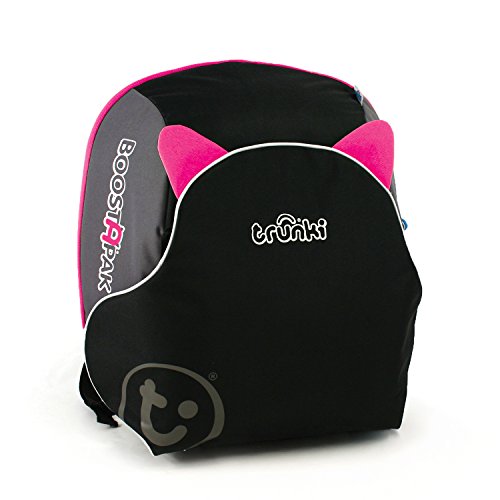 Trunki BoostApak - Mochila de viaje, Asiento alzador de viaje portátil y silla coche grupo 2 3 (Rosa) Trunki BoostApak - Mochila de viaje, Asiento alzador de viaje portátil y silla coche grupo 2 3 (Rosa)