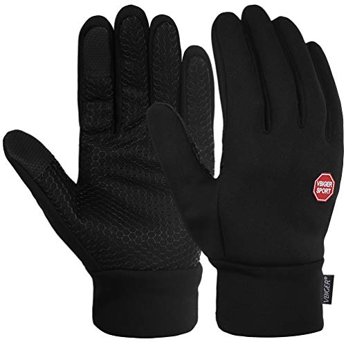 VBIGER Guantes de Invierno Calientes a Prueba del Viento Guantes para el Clima Frío de Pantalla Táctil con Diseño Antideslizante VBIGER Guantes de Invierno Calientes a Prueba del Viento Guantes para el Clima Frío de Pantalla Táctil con Diseño Antideslizante