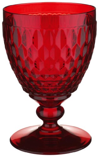 Villeroy & Boch Boston Coloured Copa de Vino Tinto, 310 mililitros, Cristal, Rojo