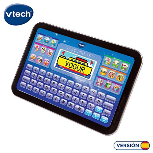 VTech Little App Tableta educativa Infantil con Pantalla LCD a Color, Juguete para aprender en casa con Contenido Especial para niños, Enseña destrezas matemáticas, lingüísticas, Creativas y cognitiva