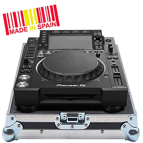 Walkasse WC-CDJ2000NXS2-ESP Flight Case Compact Disc Pioneer DJ CDJ-2000NXS2 Plata