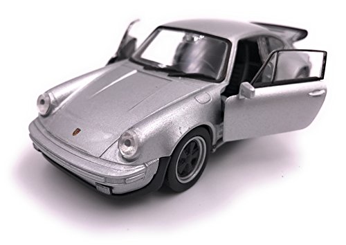 Welly Producto de Licencia de automóvil Modelo Porsche 911 Turbo 930 1975 1: 34-1: 39 Plata