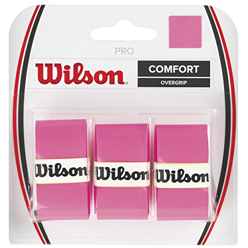 Wilson Pro Overgrip Empuñadura, 3 unidades, unisex, rosa