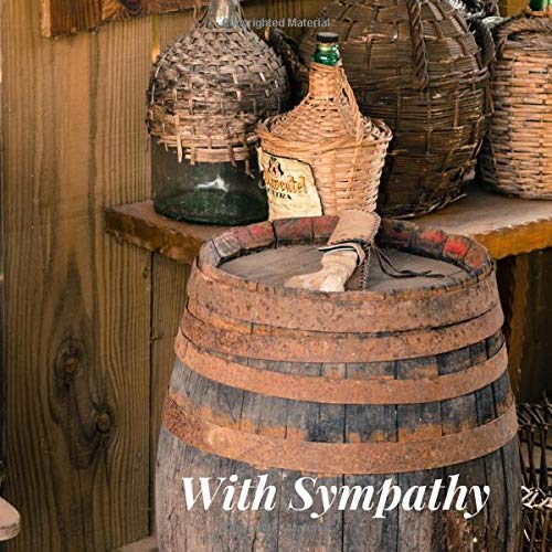 With Sympathy: Western Cowboy Barrel Rustic Memorial Service/Celebration Life/Condolence Memoriam Remembered Remembrance/Wake/Bereavement/Loving ... Address Line-Thought Message Memories Comment