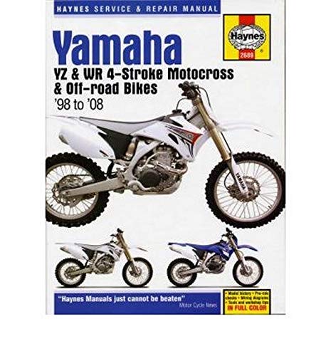 Yamaha YZ & WR 4-Stroke Motocross & Off-road Bikes (98 - 08): 320i, 320xi (2012 Thru 2014), 325i, 325xi, 330i, 330xi (2006), 328i, 328xi (2007 Thru 2014) (Haynes Service and Repair Manual)