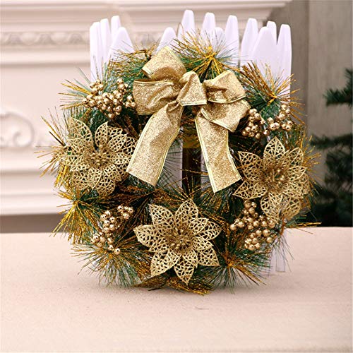 yologg 30 Cm Adorno De Navidad Guirnalda Bola De Oro Decoración Guirnalda Puerta Corona Adornos Guirnalda yologg 30 Cm Adorno De Navidad Guirnalda Bola De Oro Decoración Guirnalda Puerta Corona Adornos Guirnalda