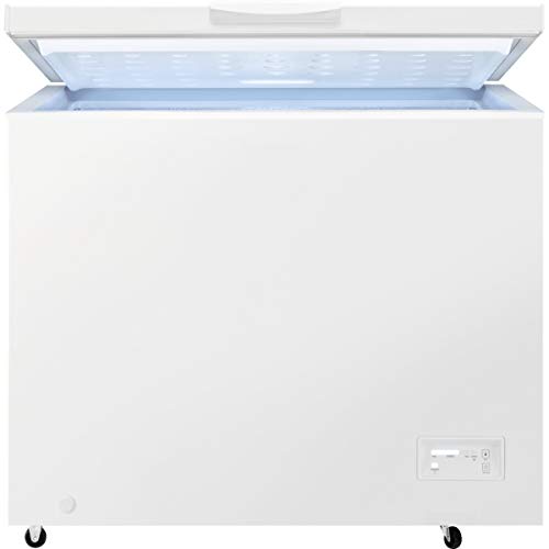 Zanussi ZCAN20FW1 Arcón congelador, Capacidad 198 Litros, 1 cesto, Compresor Inverter, Congelación Rápida, Display LCD, Alarma acústica y visual luminosa, Blanco, Clase A+ Zanussi ZCAN20FW1 Arcón congelador, Capacidad 198 Litros, 1 cesto, Compresor Inverter, Congelación Rápida, Display LCD, Alarma acústica y visual luminosa, Blanco, Clase A+