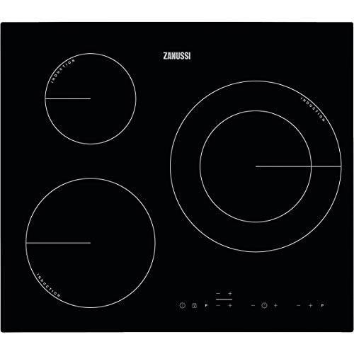 Zanussi ZIT6360CB Placa inducción, Biselada, Extraplana 3 zonas, Zona Doble de 28 cm, Calentamiento rápido, Control táctil, Sin Marco, Negro, 60 cm Zanussi ZIT6360CB Placa inducción, Biselada, Extraplana 3 zonas, Zona Doble de 28 cm, Calentamiento rápido, Control táctil, Sin Marco, Negro, 60 cm