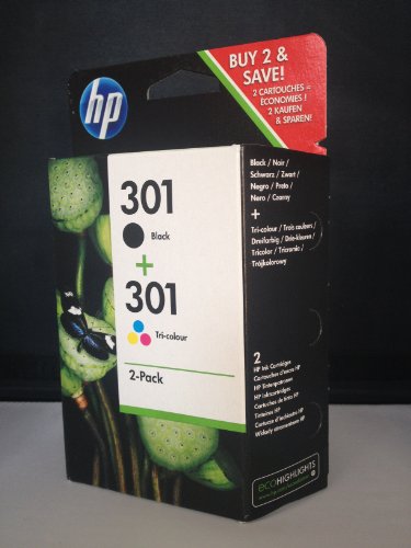 2 Original Cartuchos de tinta para HP Envy 4500 cartuchos de tinta (Negro/Color)