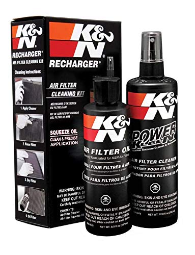 2 x K & N Recharger Filtro de aire Kit de limpieza – Squeeze Aceite
