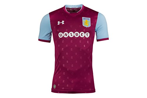 2017-2018 Aston Villa Home Football Shirt